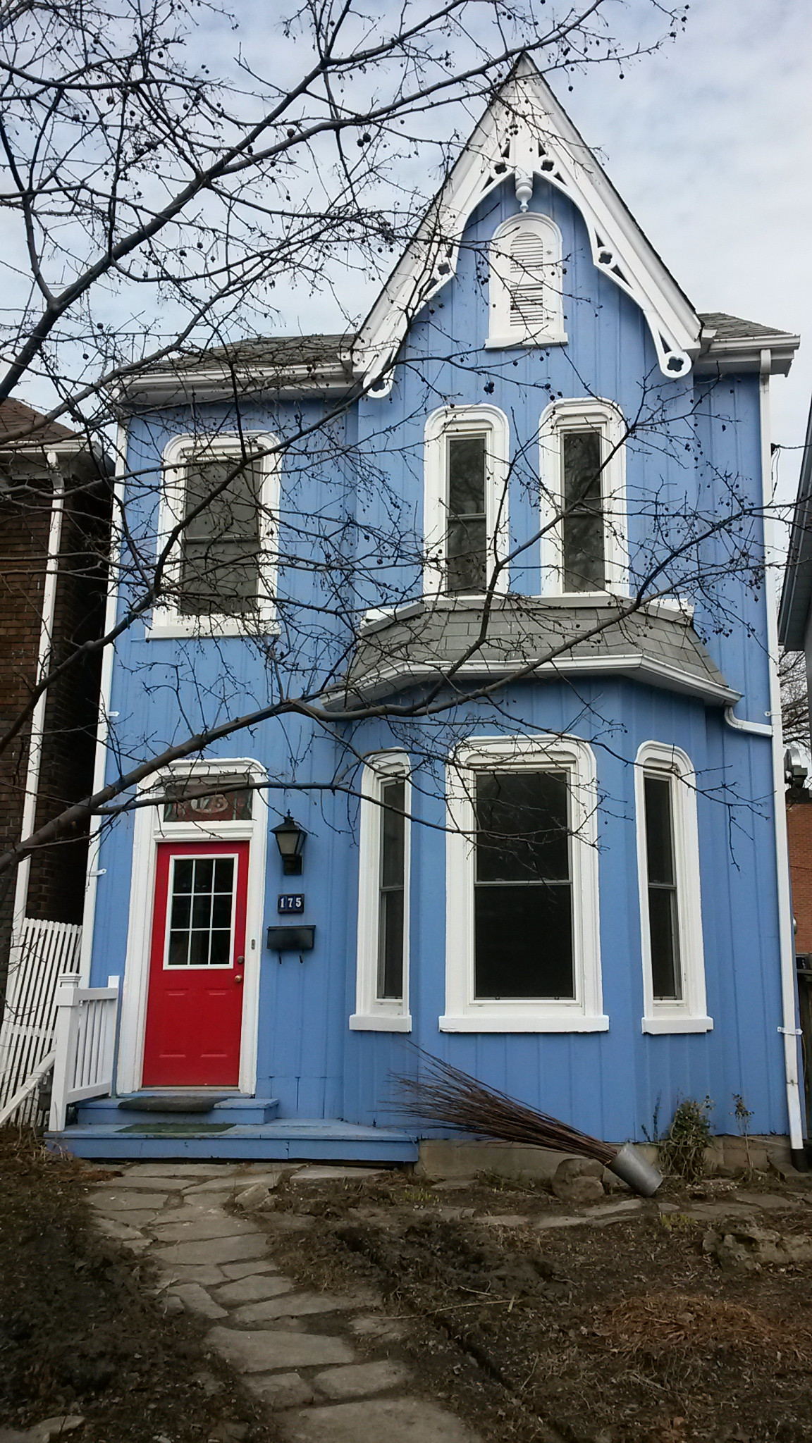 Original front facade
