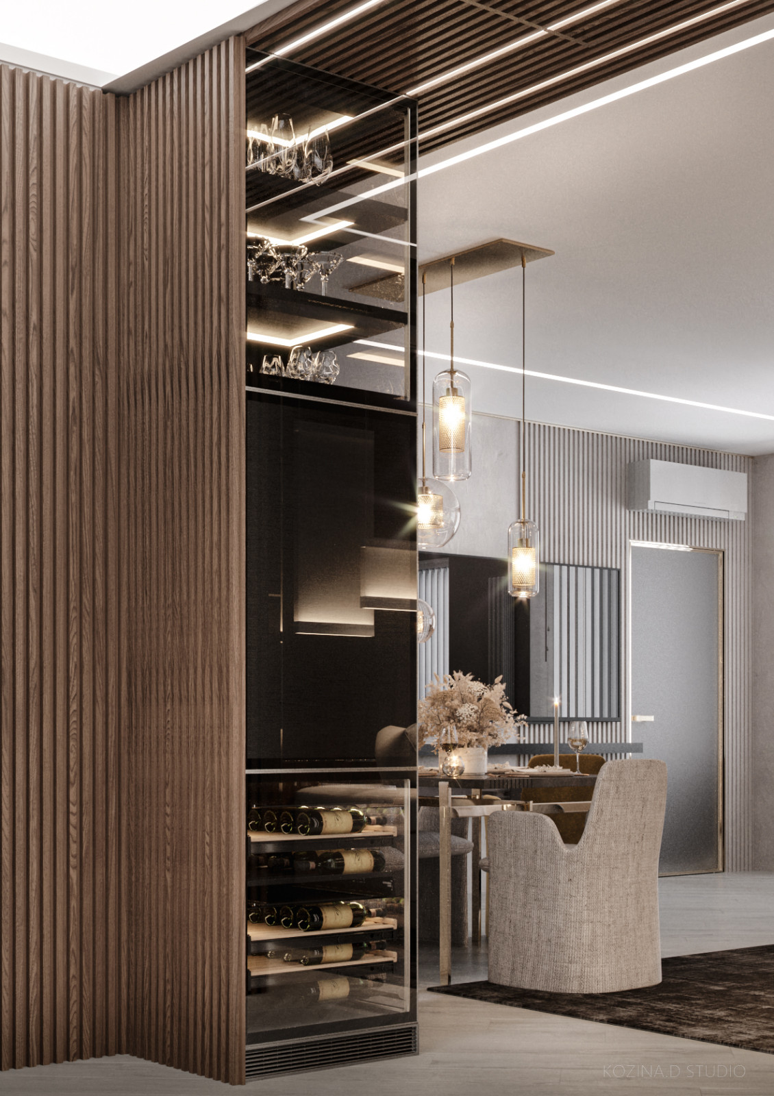 Кухня гостиная из проекта в Санкт-Петербурге