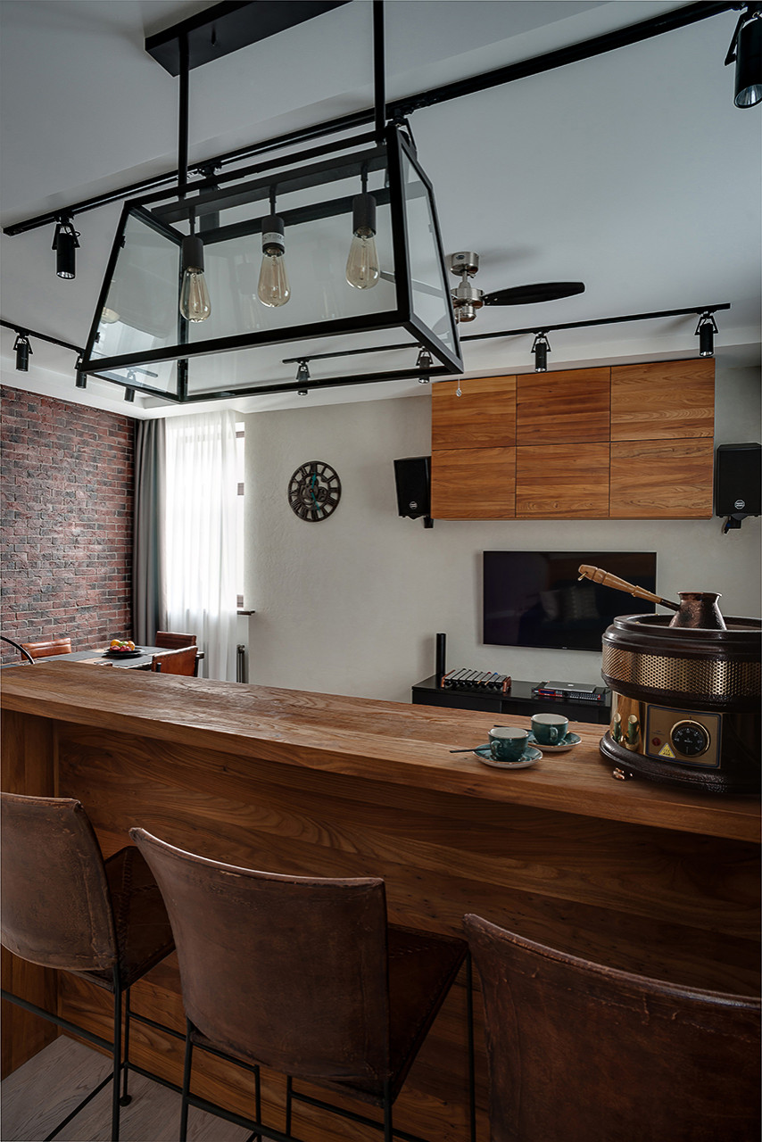 Реализованный проект (фото проекта Лофт для Путешественника)