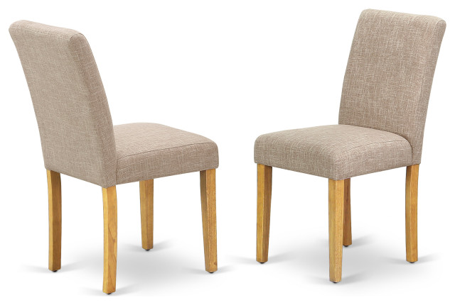 parsons chairs with oak legs