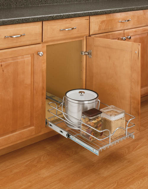 Base Cabinet Pullout Single Wire Basket Sink & Base Accessories