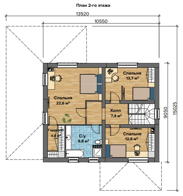 План 2-го этажа