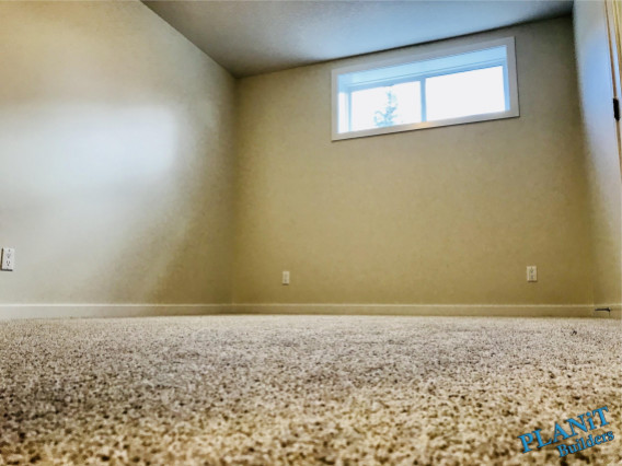 Minimalist home design photo in Calgary