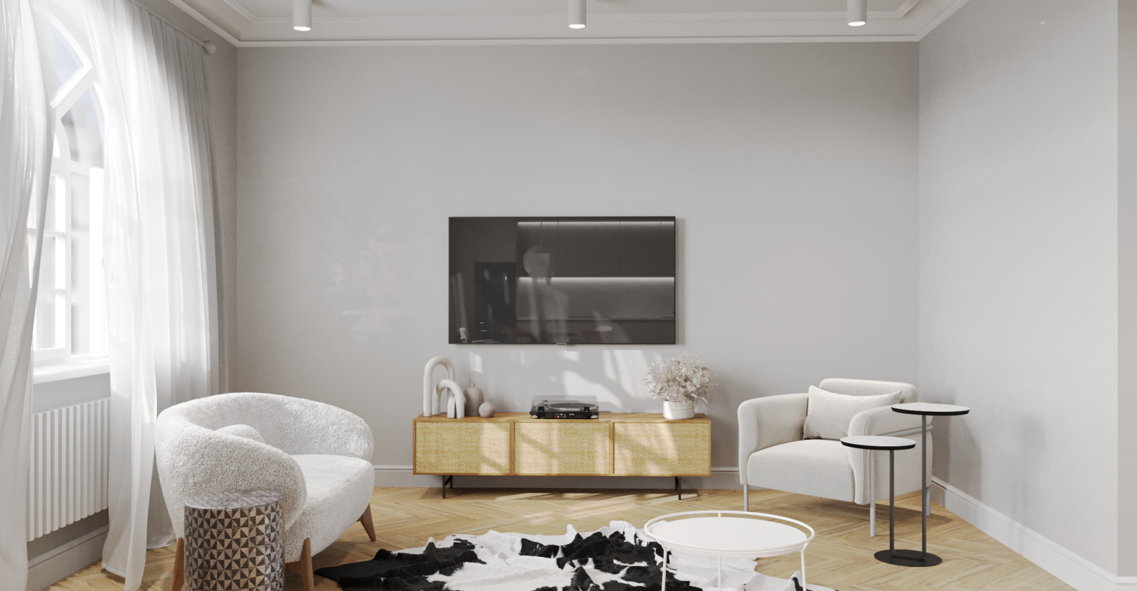 Дизайн проект однокомнатной квартиры