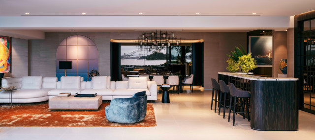 R Residence modern-living-room