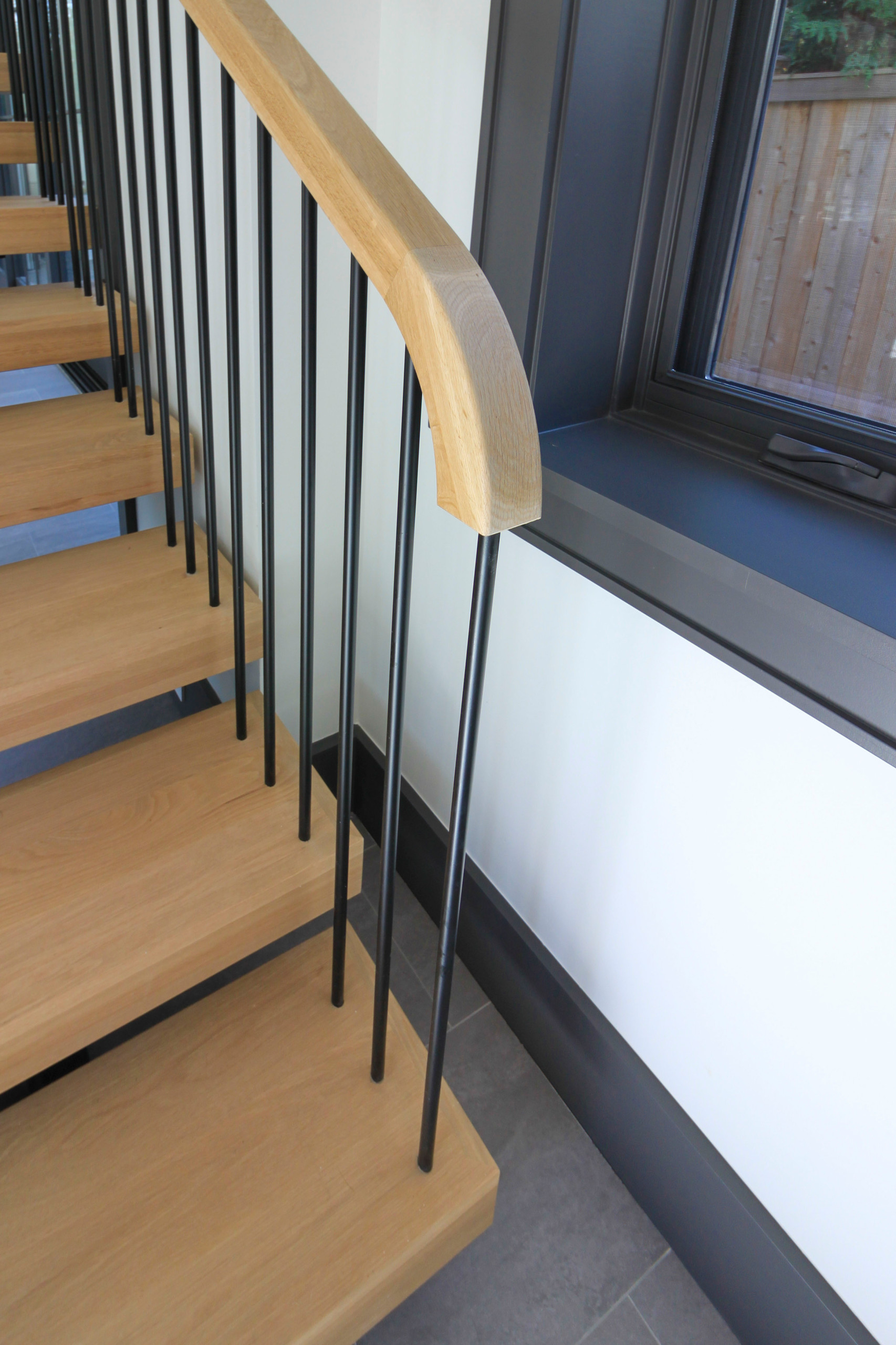 96_Dramatic cantilevered no-riser staircase, Bethesda, MD 20814
