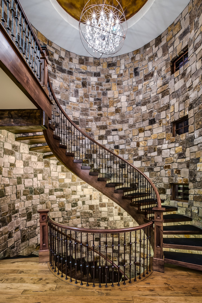 Photo of a country staircase in Denver.