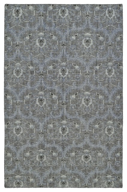Kaleen Relic Collection Rug, Graphite, 9'x12' - Contemporary - Area ...