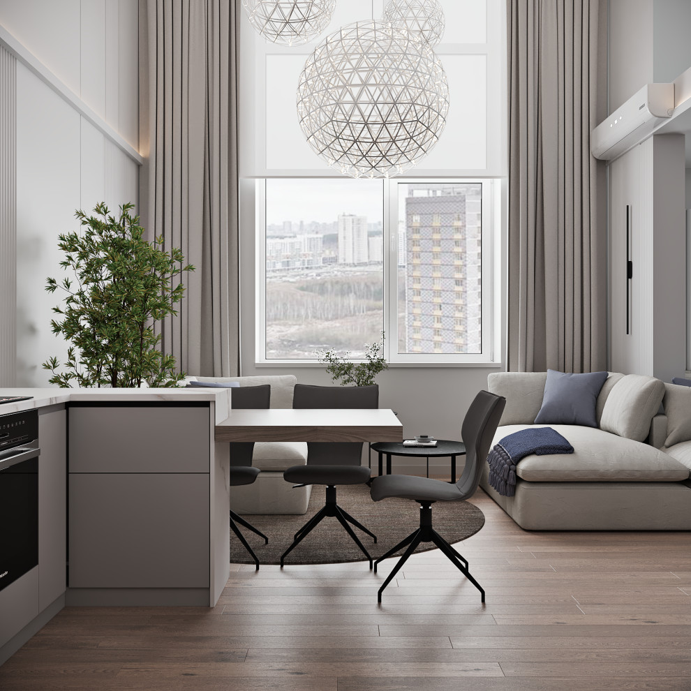 Дизайн проект двухуровневой квартиры