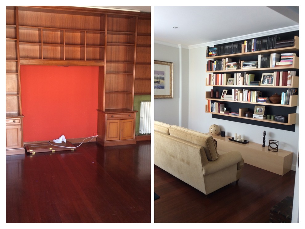 EL ANTES Y EL DESPUES DE UN PISO  DE LOS AÑOS 70