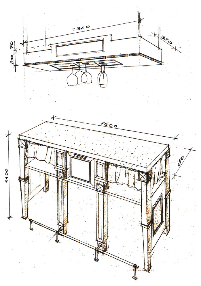Предпроект(эскизы,коллажи)