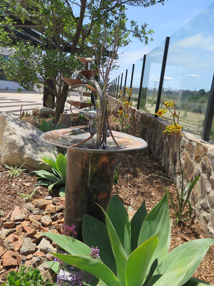 Design ideas for an industrial landscaping in San Diego.