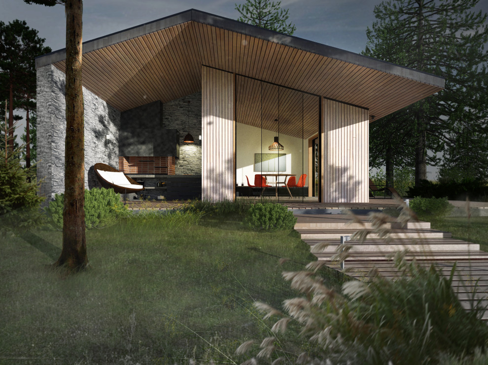 проект летней кухни с барбекю Liechtenstein