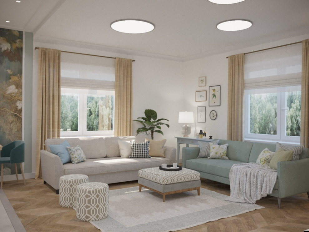 Дом с теплой, семейной атмосферой. 1 этаж