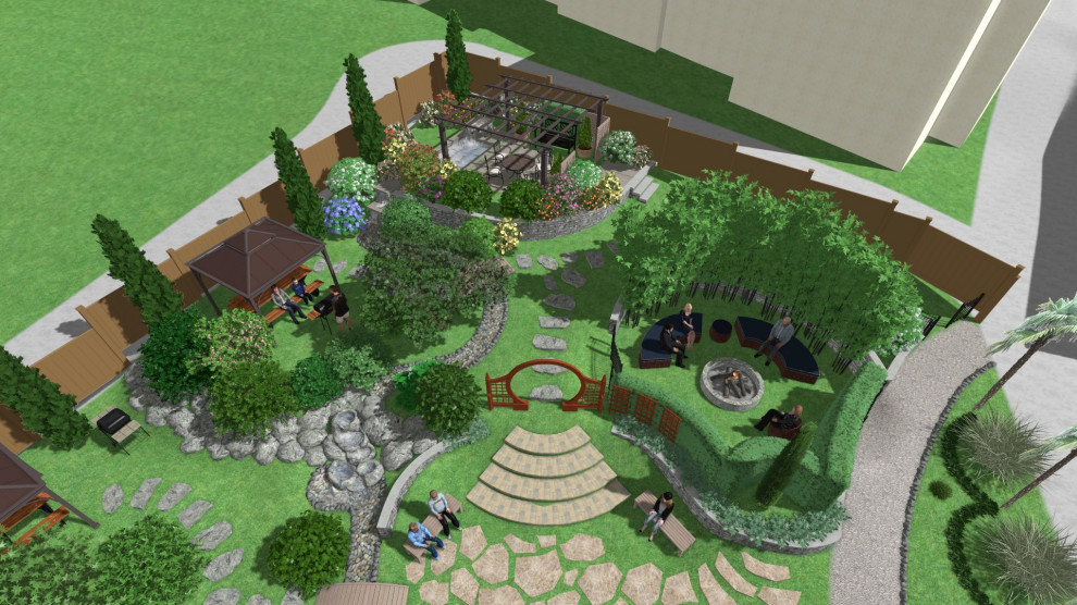 Общественная территория частной гостинницы