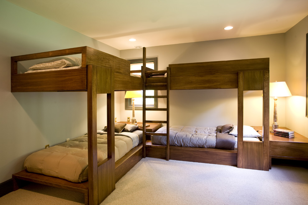 This is an example of a contemporary guest bedroom in Other.