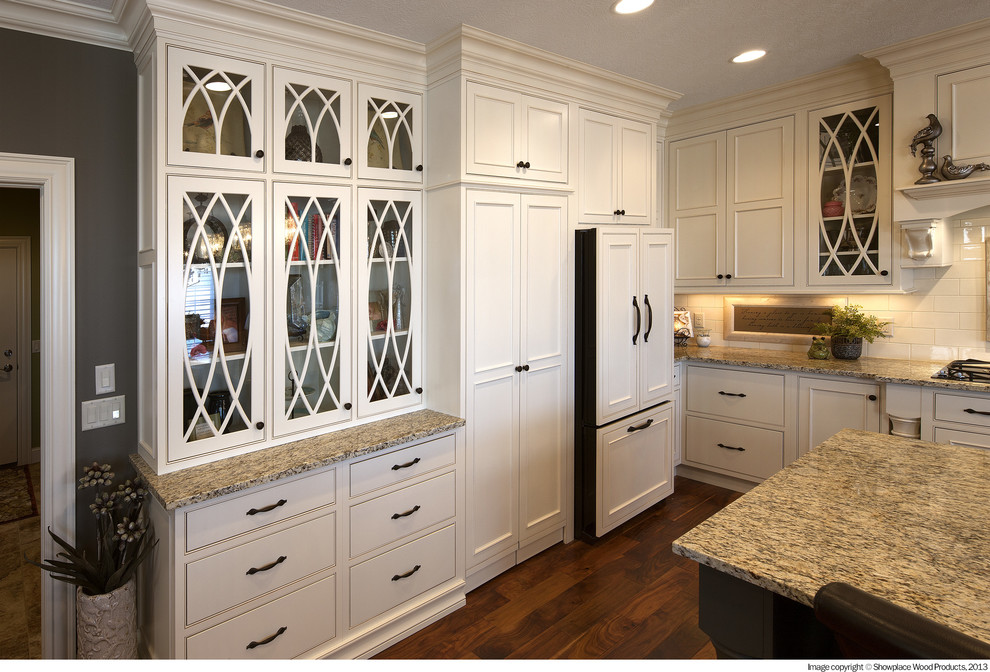 Kitchen Cabinets with Glass Door