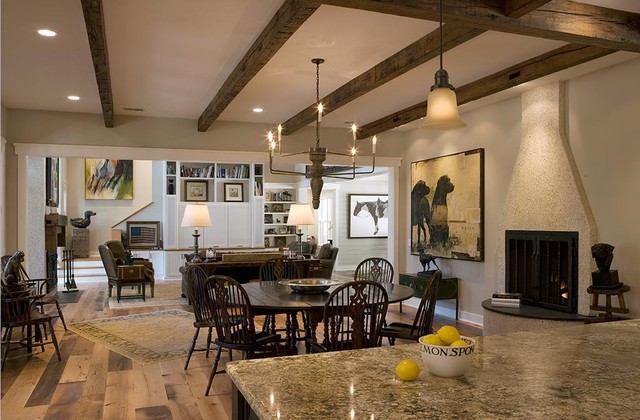 Lowcountry Residence rustic-dining-room