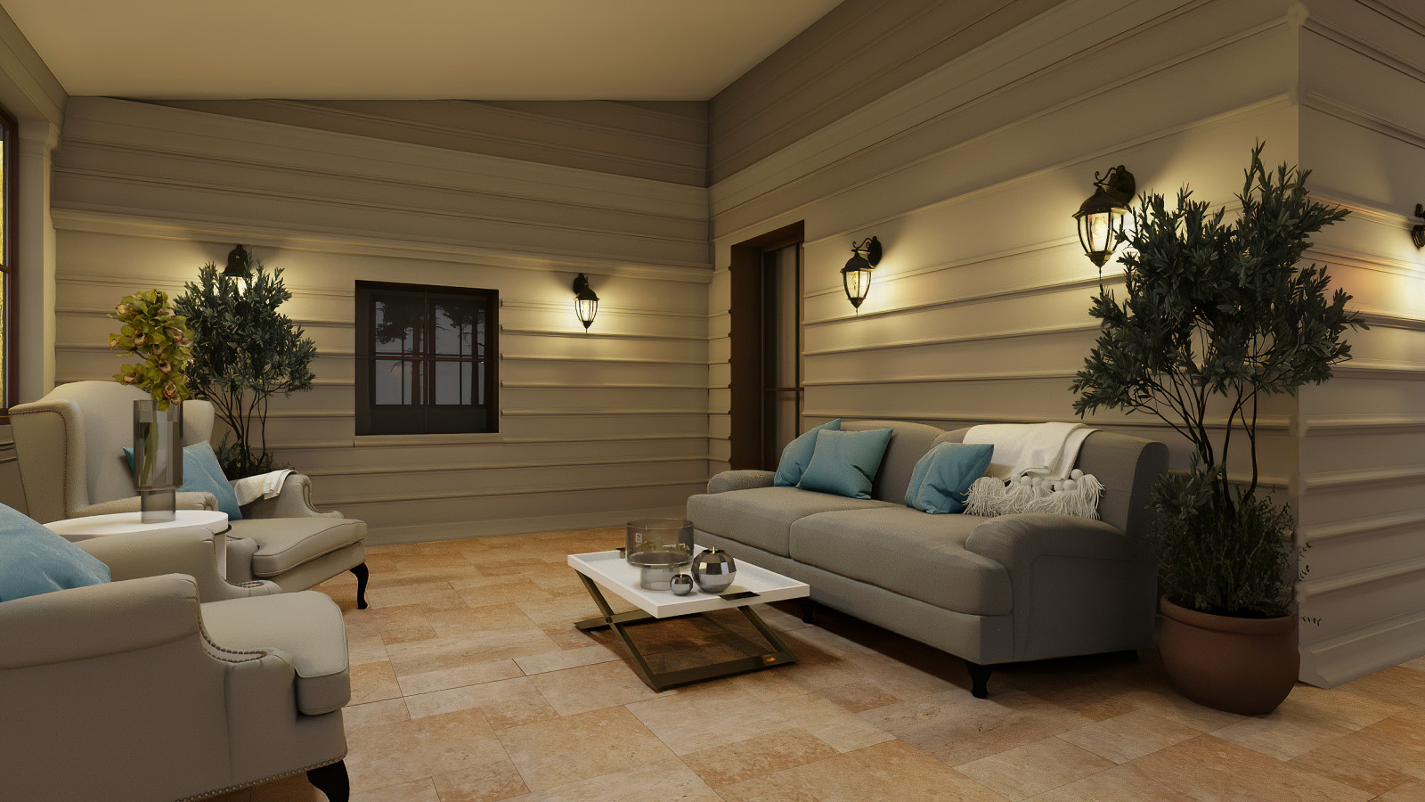 Зимний сад интерьер.Трувиль