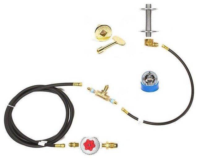 Universal Propane Complete Deluxe Propane Fire Pit Connection Kit
