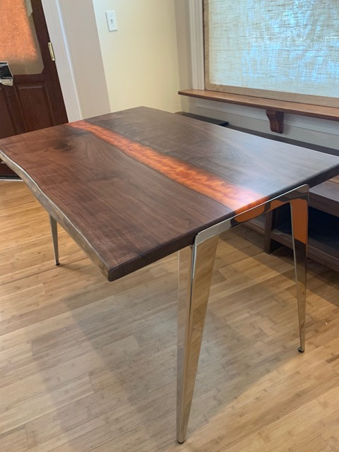Custom Acrylic Live Edge Tables