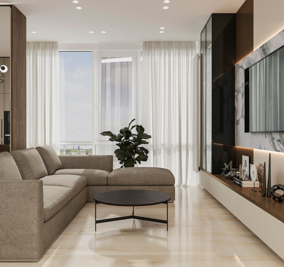 ЖК 7 Небо. Трехкомнатная квартира с панорамным видом