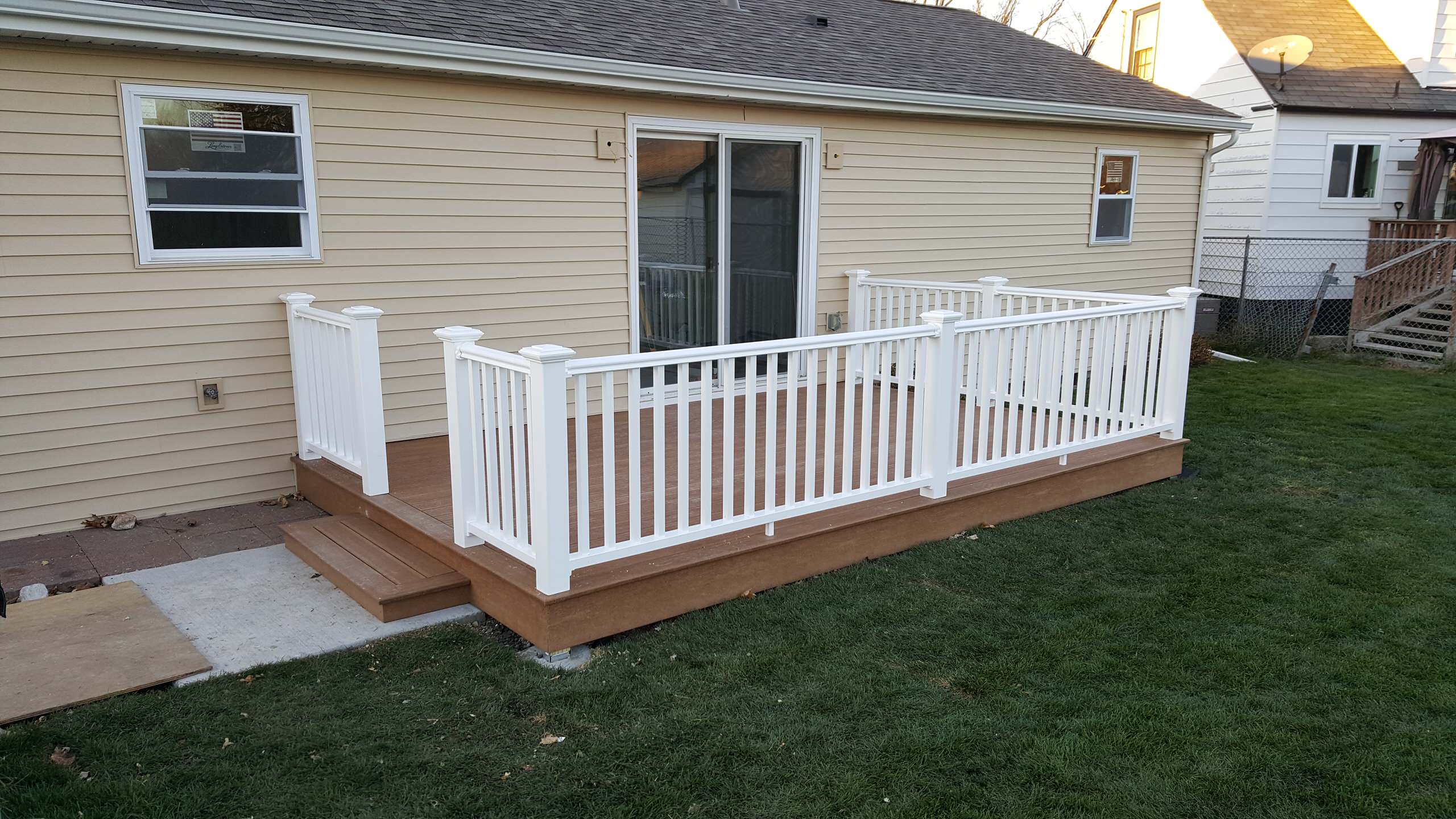Composite deck completed
