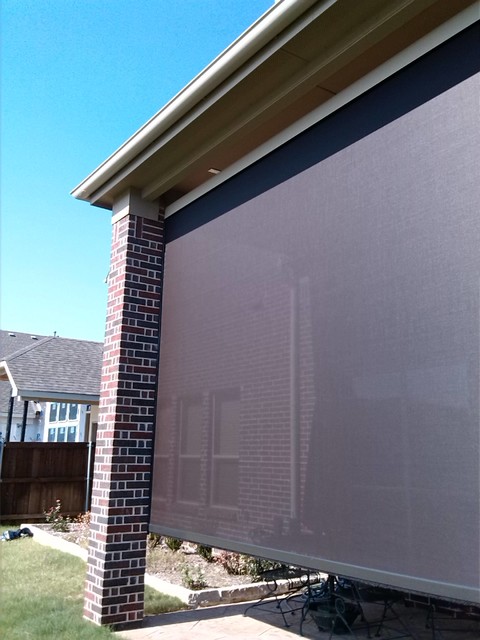 Zipper Track Patio Shades