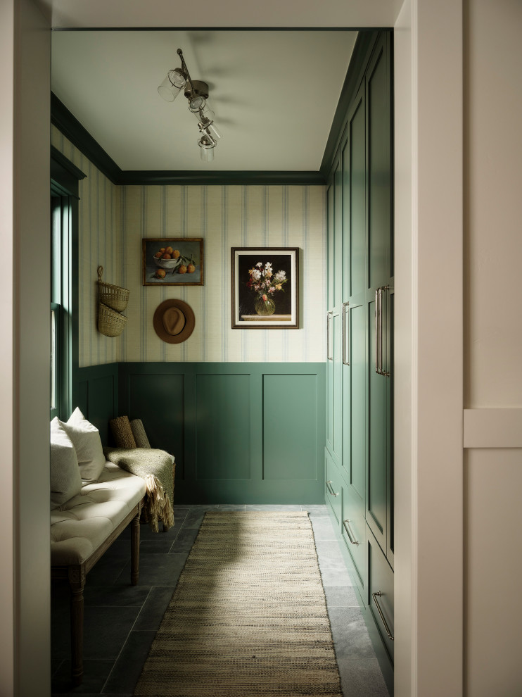 Inspiration for a french country entryway remodel in Denver