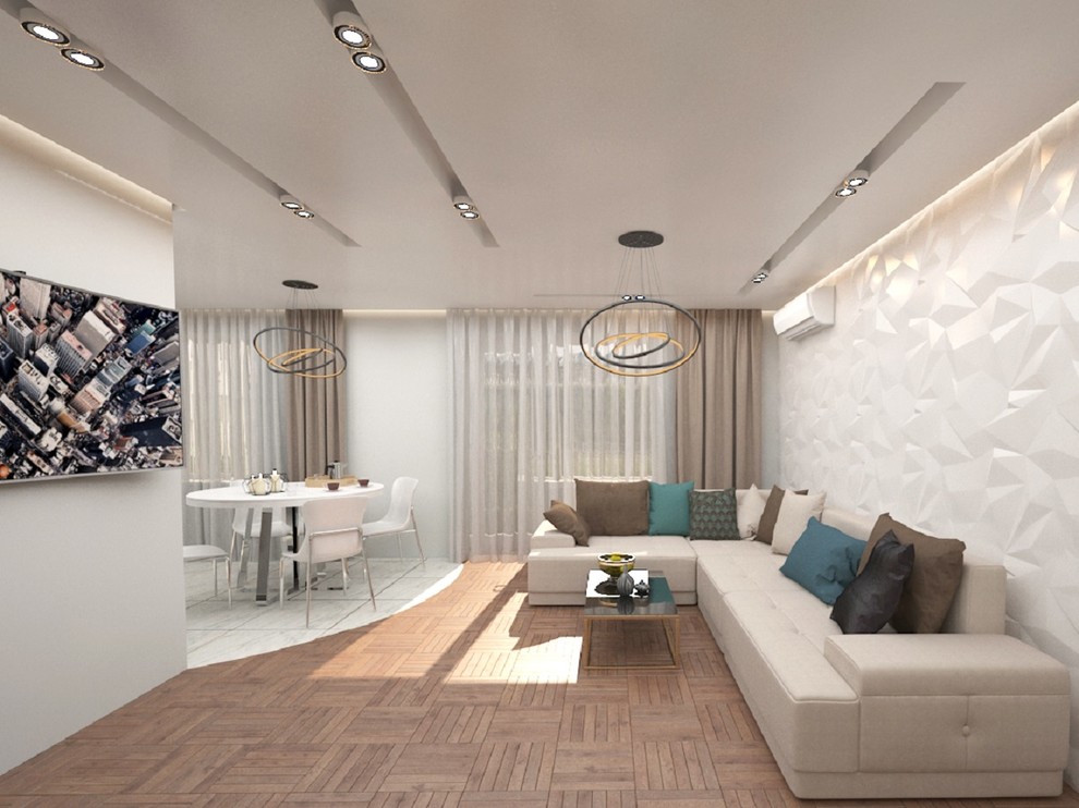 Гостиная для большой семьи