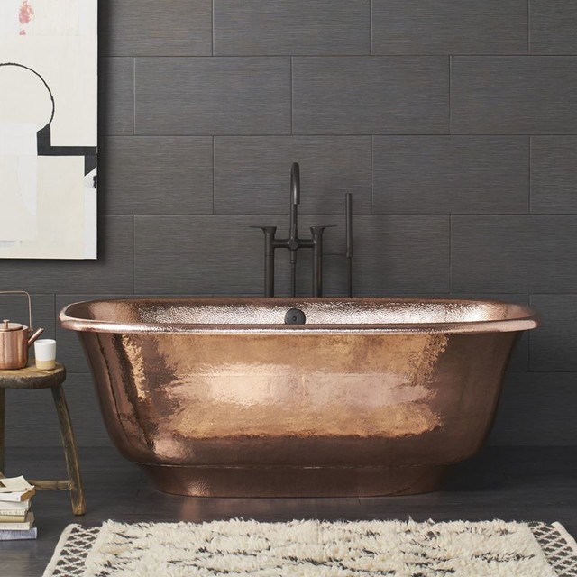 Copper Fixtures Contemporary Bathroom Other by Waterhouse Bath