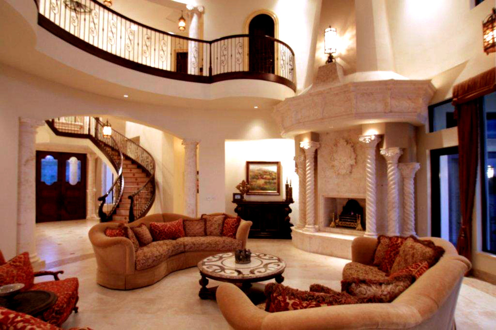 This is an example of a mediterranean living room in Orlando.