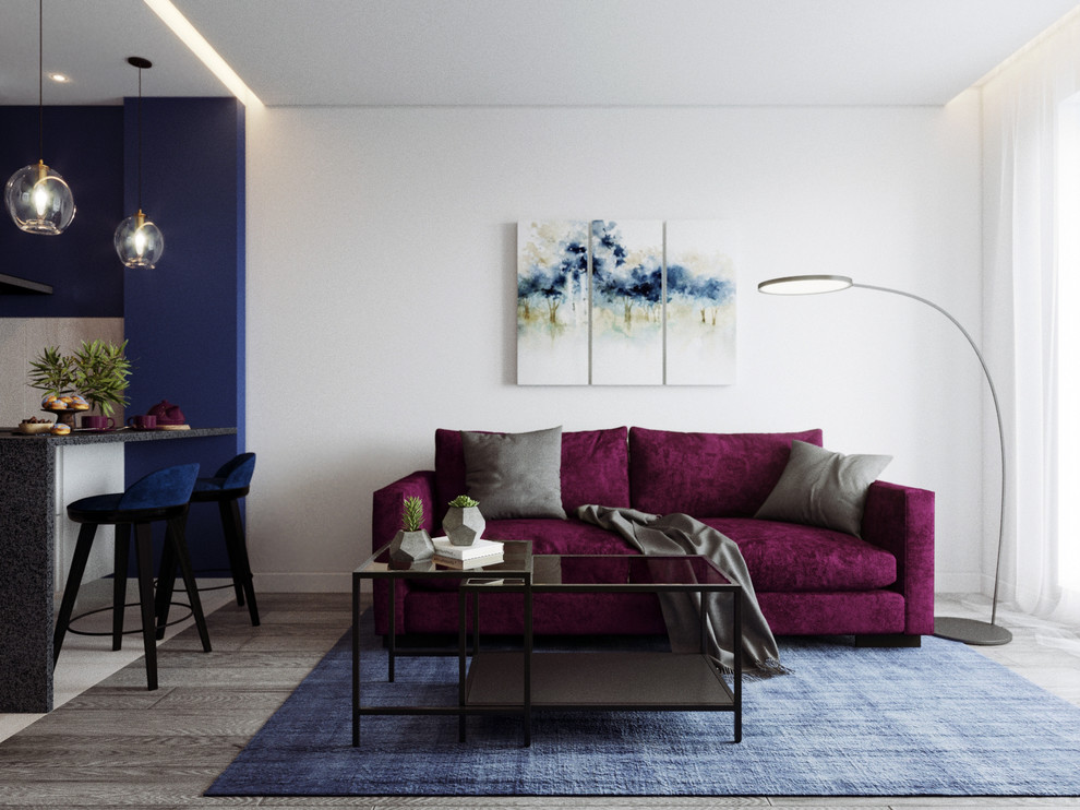 Однокомнатная квартира 40 кв.м в современном стиле