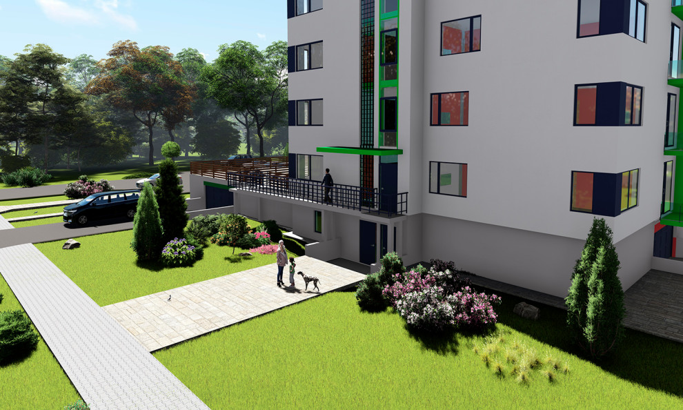 Многоквартирный жилой дом построен в Эстонии город Марду по улице Калласмаа 1С