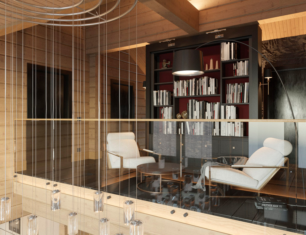 Дом элементами современного шале