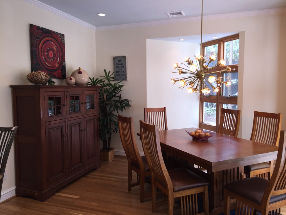 Dining room - transitional dining room idea in DC Metro