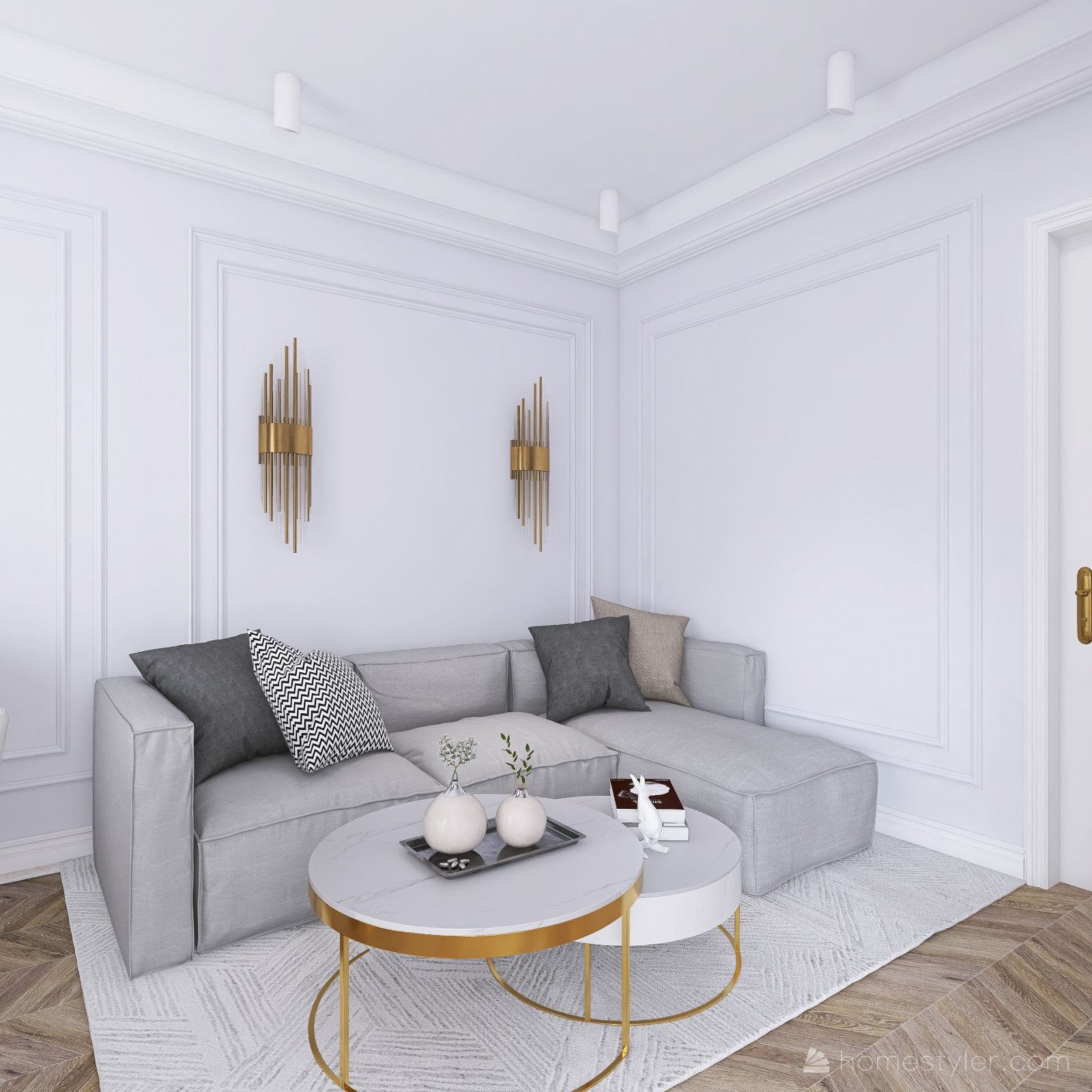 Гостиная с элементами Арт-деко