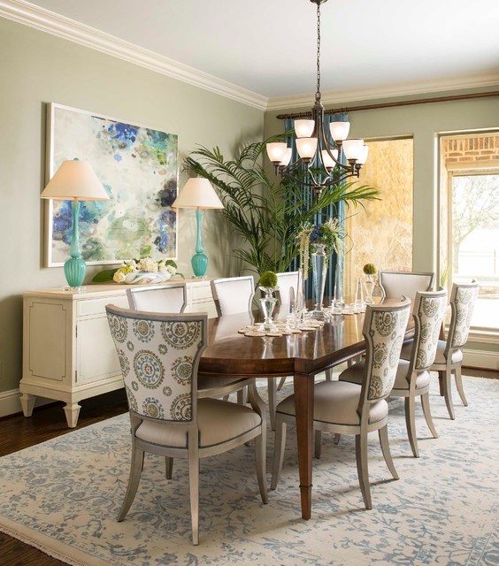 Tranquility Inspired Makeover classique-chic-salle-a-manger
