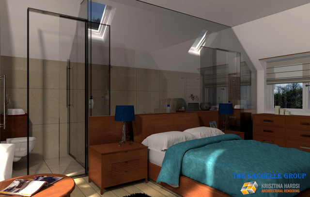 Loft Conversion and Design modern-rendering