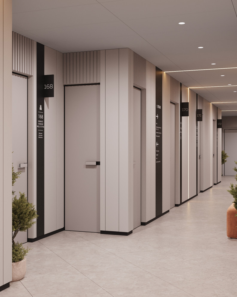 Медицинский центр "Аэрофлот". Коридор