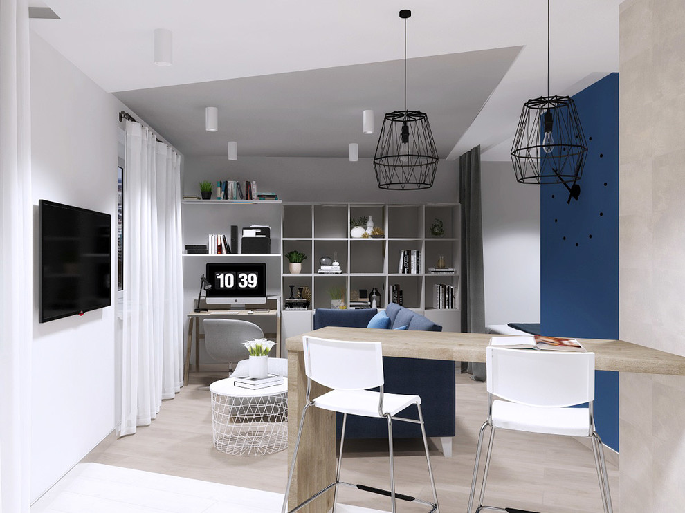 в облаках...