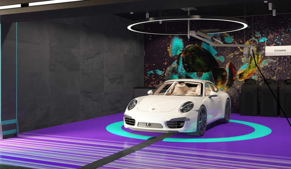 Дизайн проект авторского интерьера  Детейлинг Центра