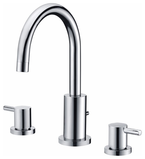 Anzzi Lien 2 Handle Deck Mount Roman Tub Faucet With Handheld