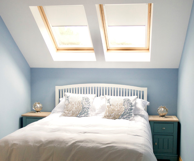 Sandbanks Apartment New England Style Coastal Bedroom