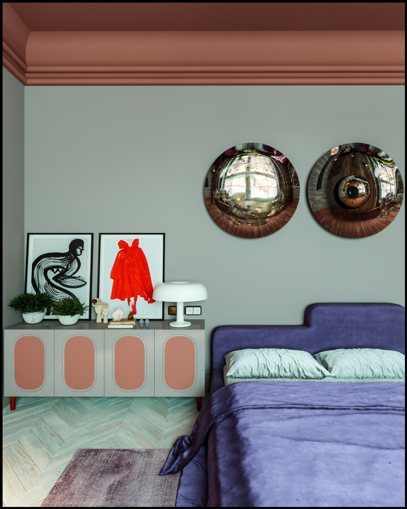 Дизайн не для всех в 3-хкомнатной сталинке 120 м2 на Малой Ордынке