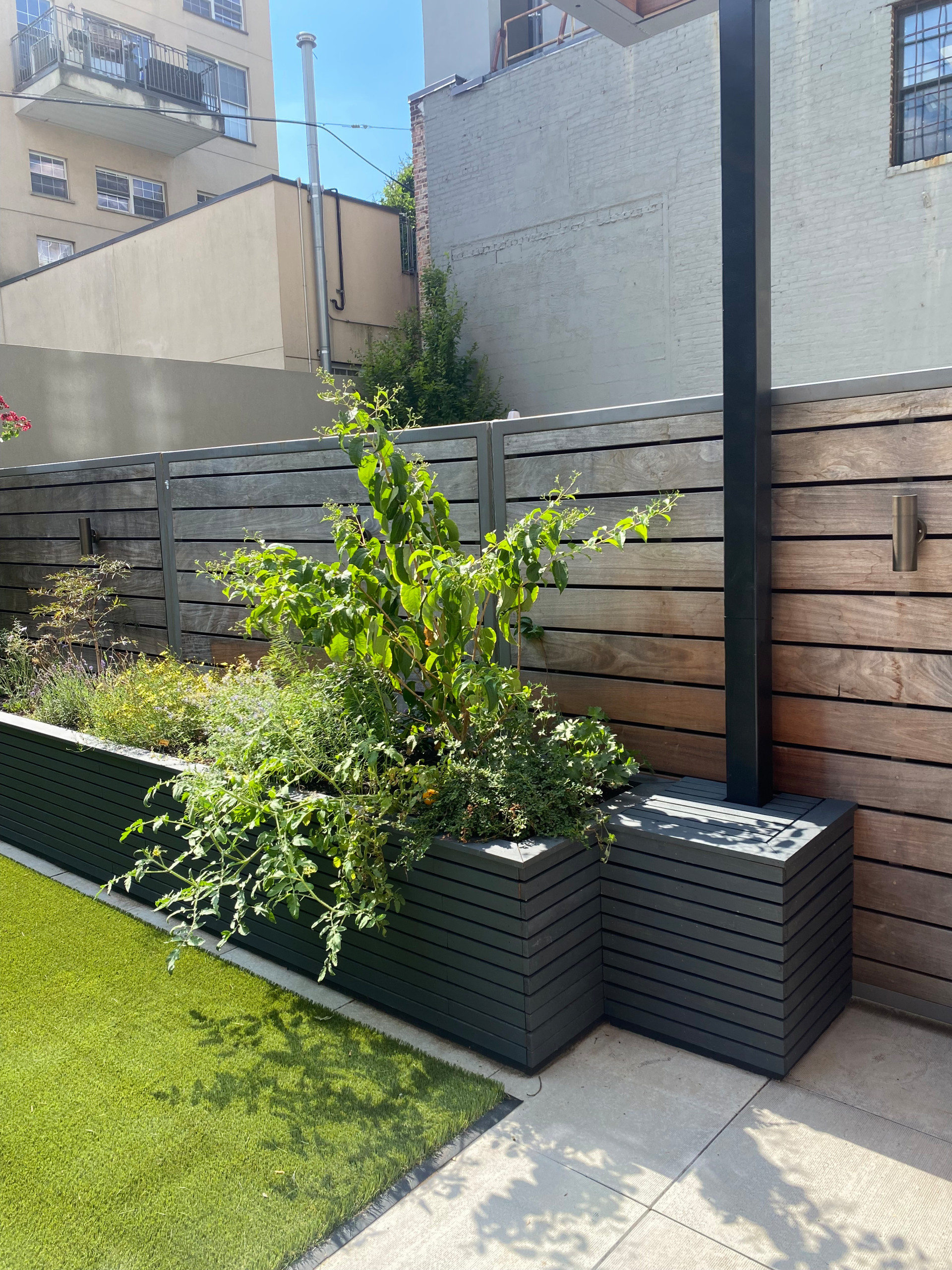 Garage Rooftop Container Garden