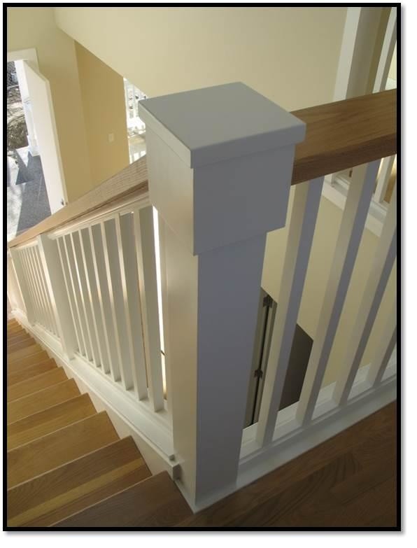 Stairs and stair railing