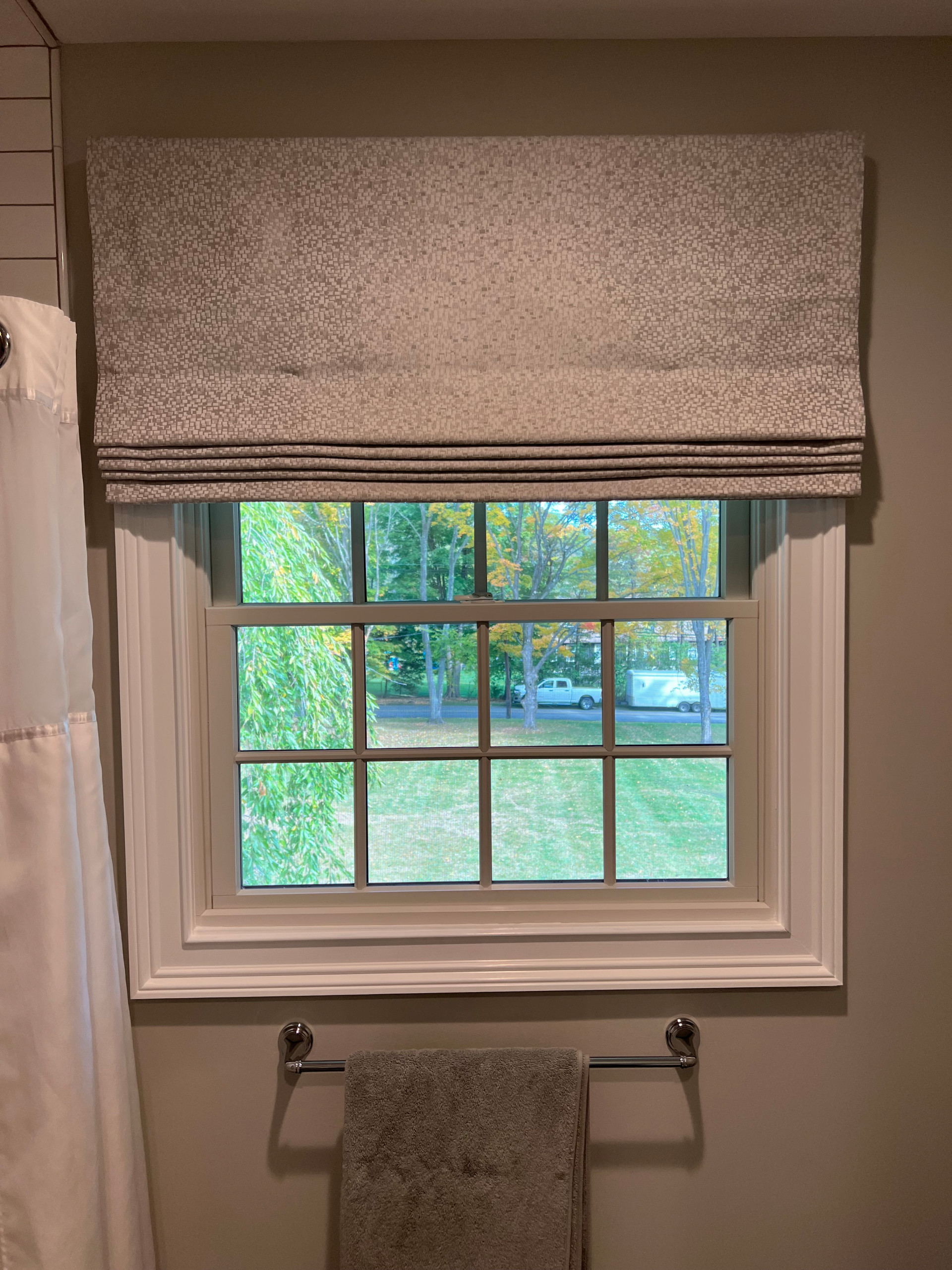 Roman Shades - operational and faux