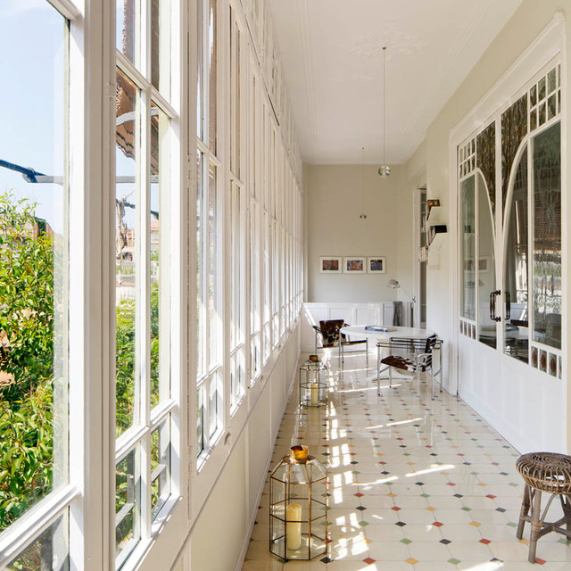 D&Uacute;PLEX LESSEPS transitional-sunroom