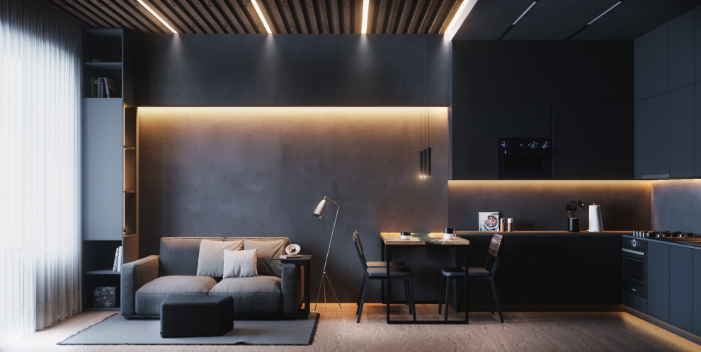 Квартира в серых тонах